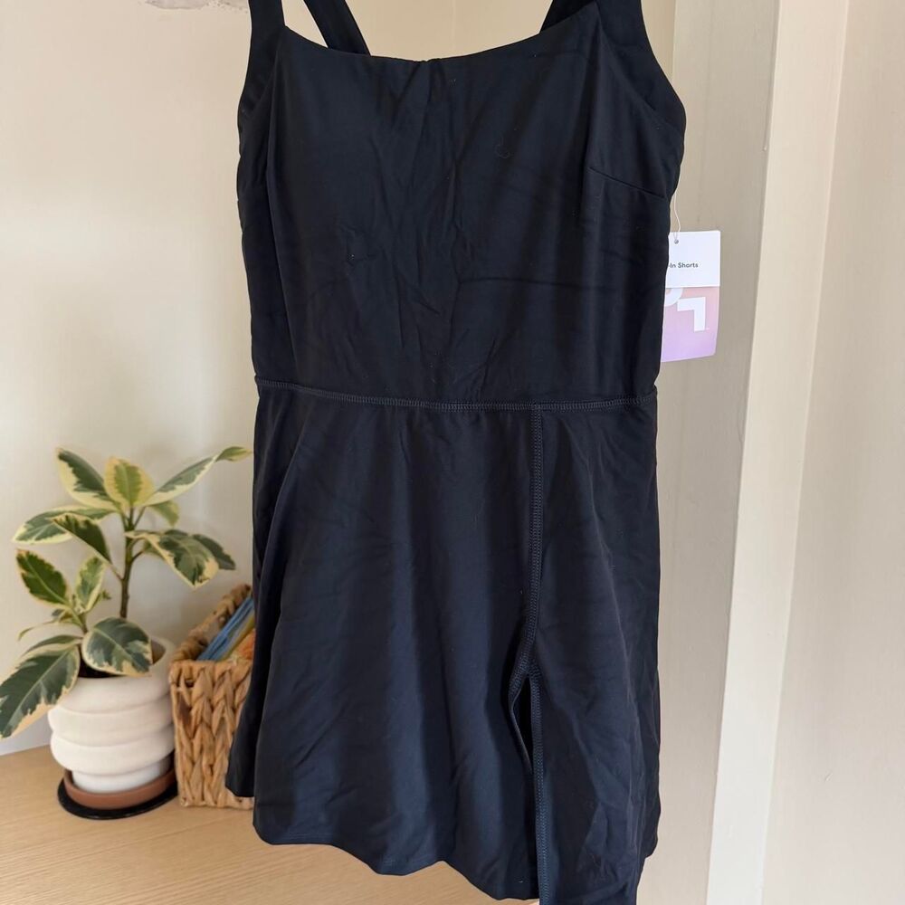 JoyLab Athletic Mini Dress with Shorts Black Medium NWT - Picture 4 of 9